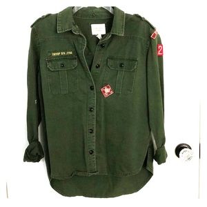 Boy Scout jacket with patches